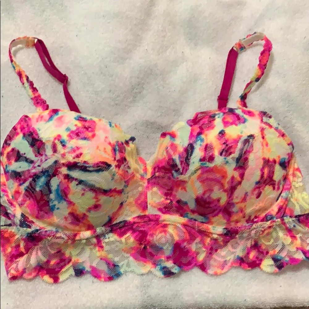 Pink Lace Bralette